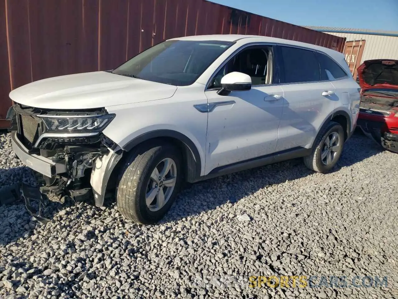 1 Photograph of a damaged car 5XYRG4LC3NG105925 KIA SORENTO 2022