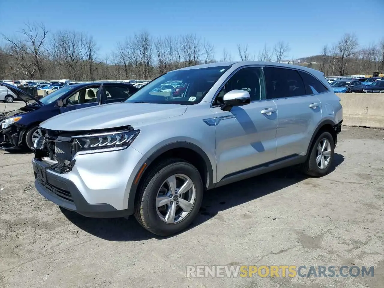 1 Photograph of a damaged car 5XYRGDLC4NG091517 KIA SORENTO 2022
