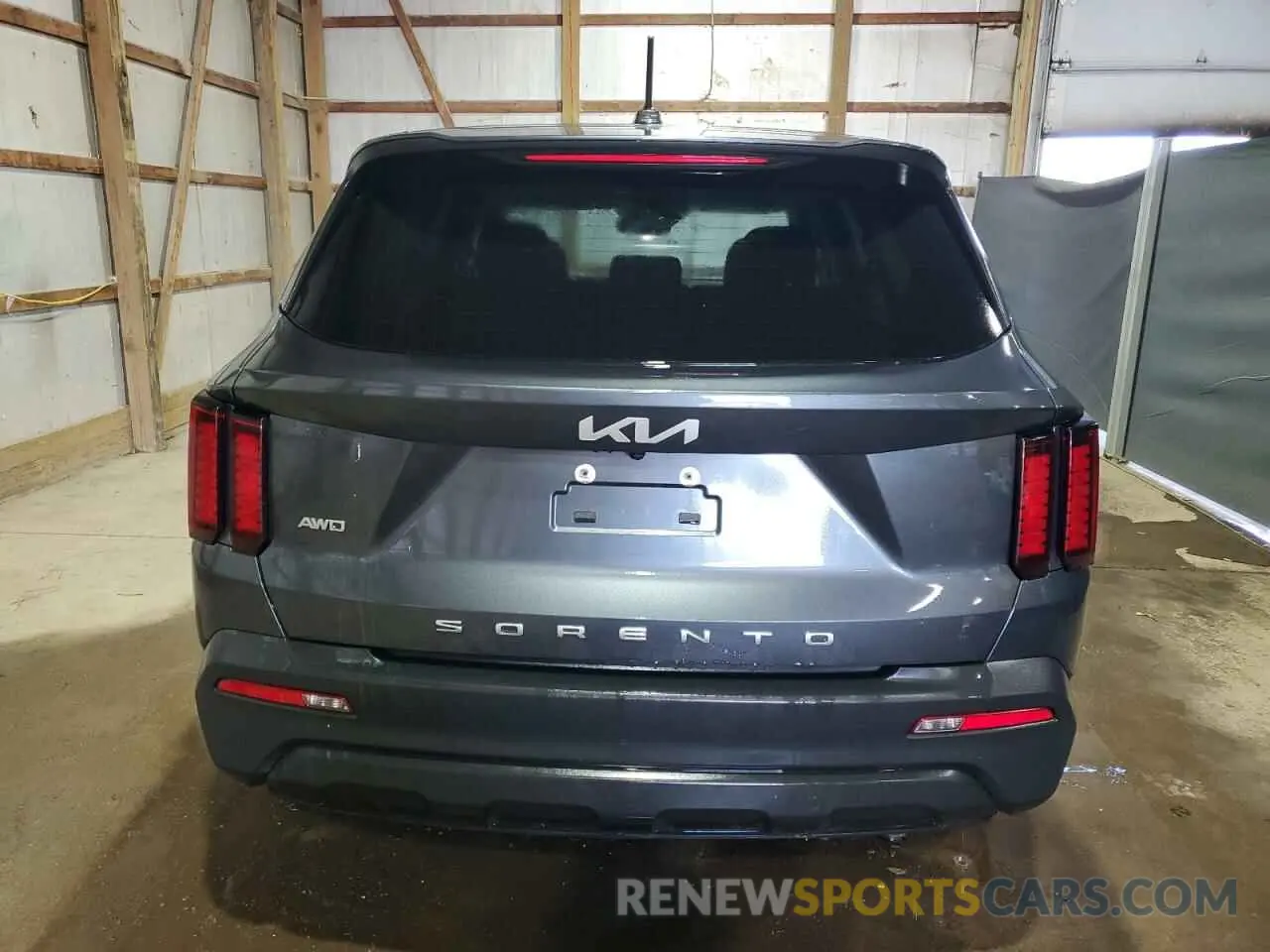 6 Photograph of a damaged car 5XYRGDLC6NG100458 KIA SORENTO 2022