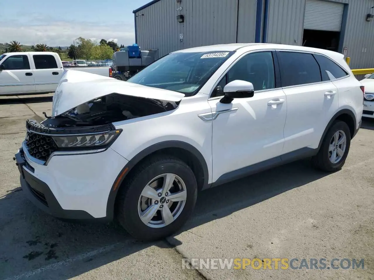1 Photograph of a damaged car 5XYRGDLC8NG074980 KIA SORENTO 2022