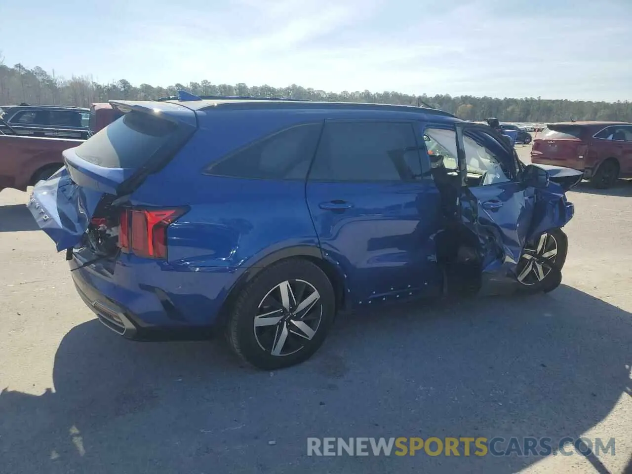 3 Photograph of a damaged car 5XYRH4LF1NG098898 KIA SORENTO 2022