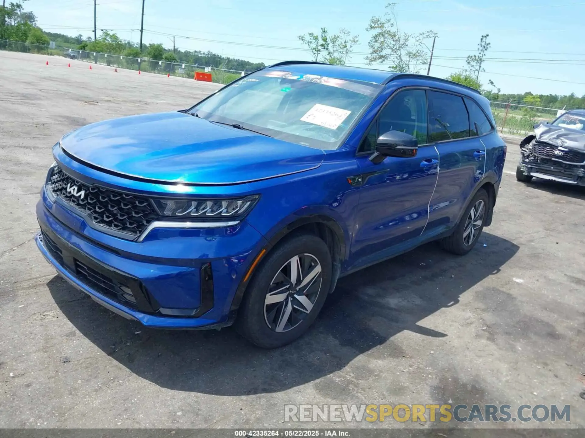2 Photograph of a damaged car 5XYRH4LF2NG157148 KIA SORENTO 2022