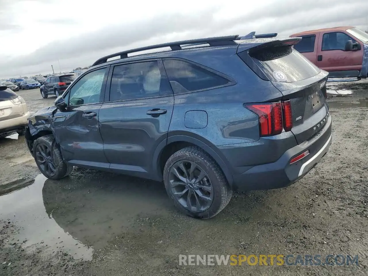 2 Photograph of a damaged car 5XYRHDLF1NG077100 KIA SORENTO 2022