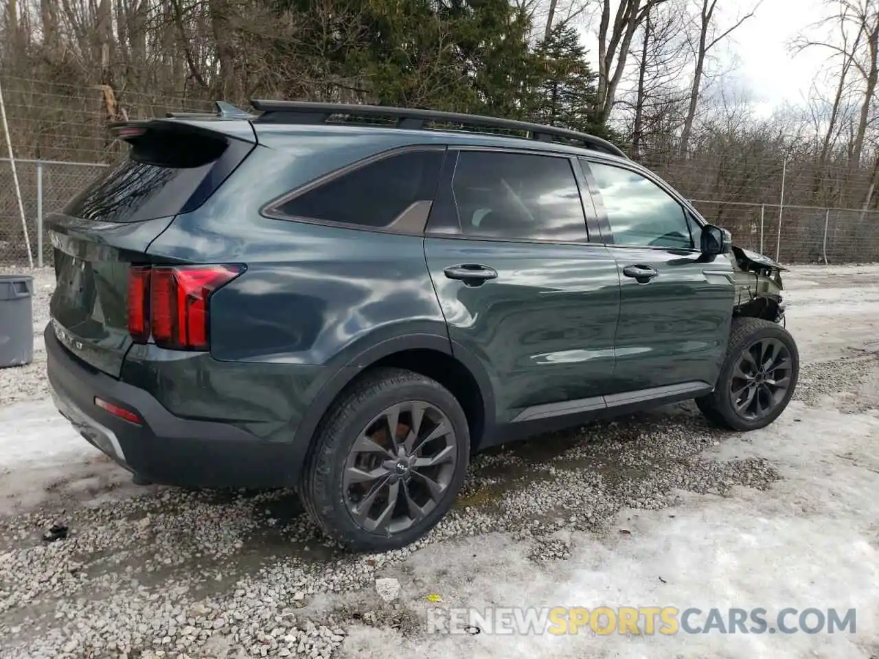 3 Photograph of a damaged car 5XYRHDLF1NG104800 KIA SORENTO 2022