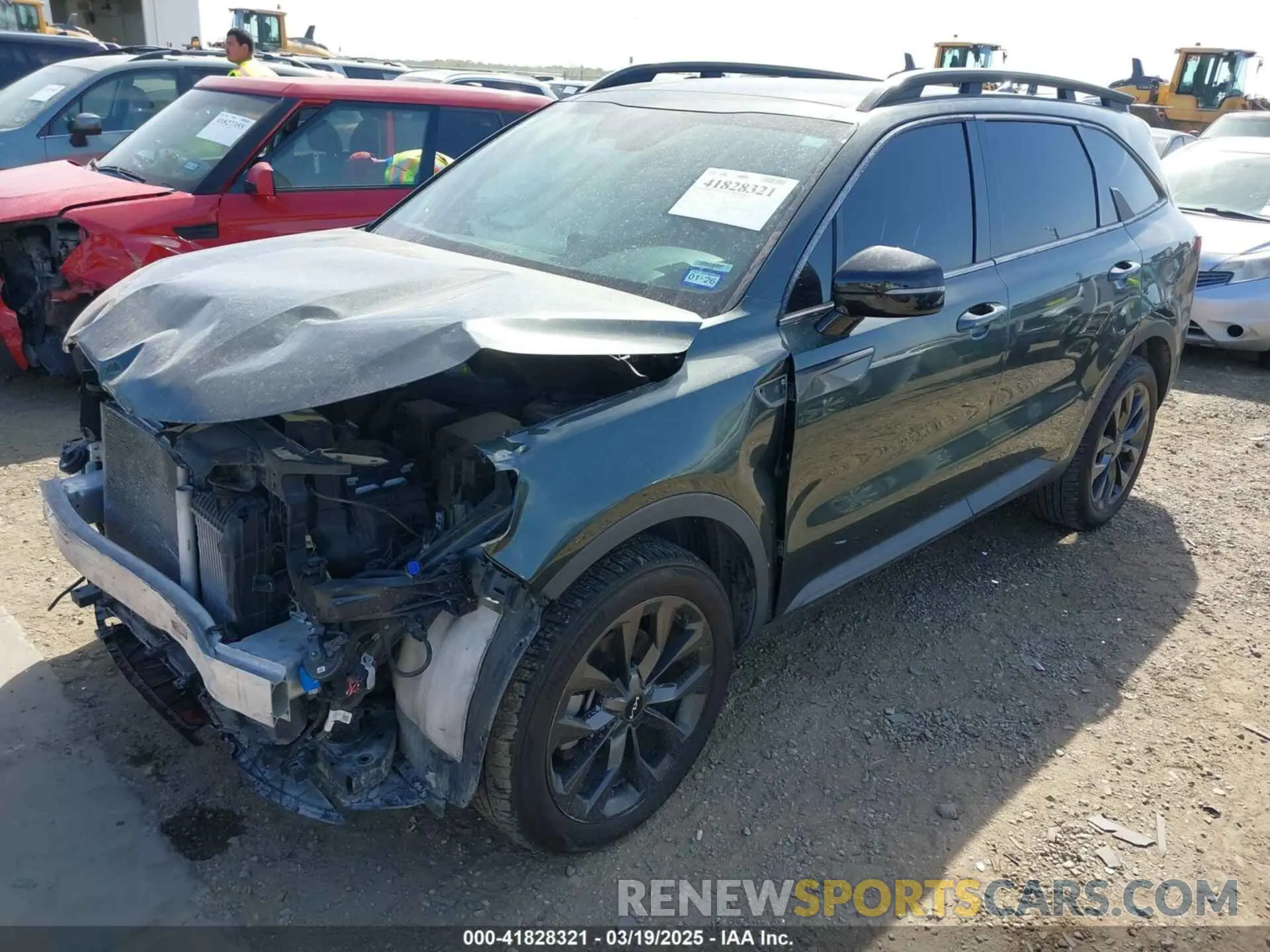 2 Photograph of a damaged car 5XYRHDLF2NG078899 KIA SORENTO 2022