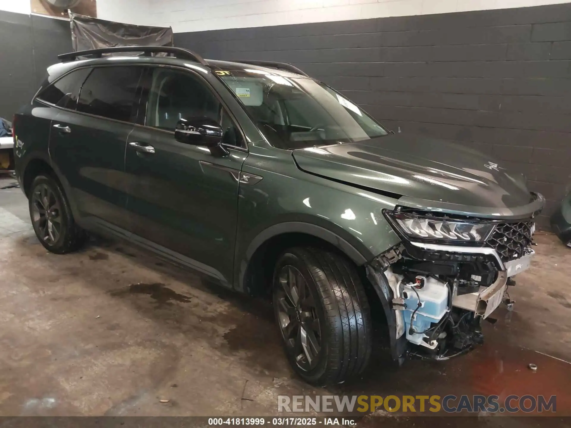 1 Photograph of a damaged car 5XYRHDLFXNG078956 KIA SORENTO 2022