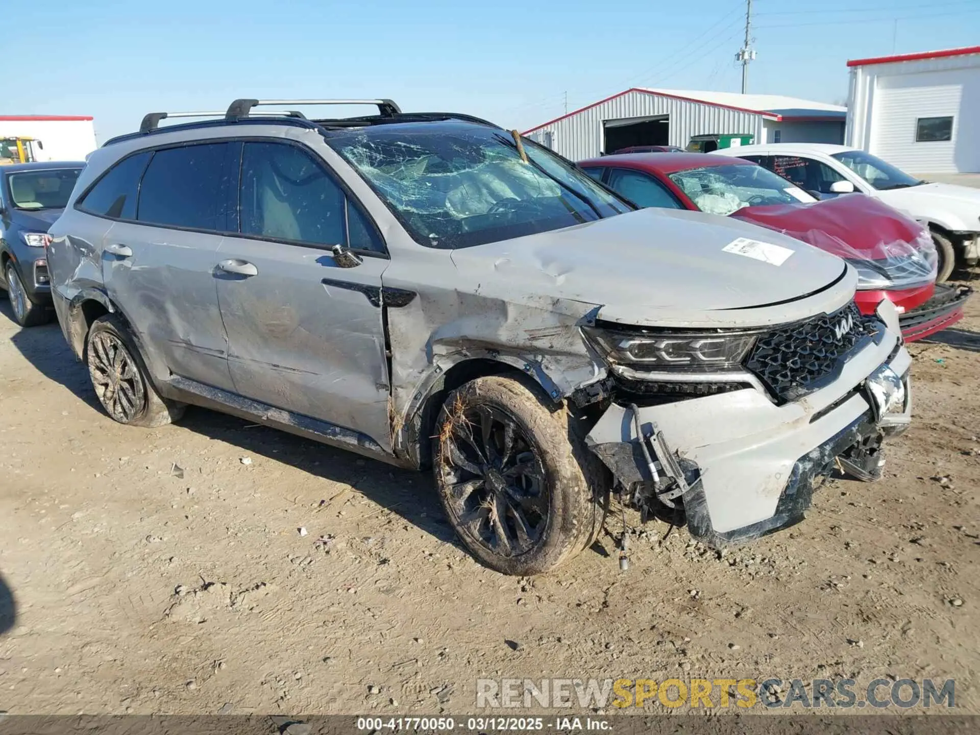 1 Photograph of a damaged car 5XYRK4LF1NG106743 KIA SORENTO 2022