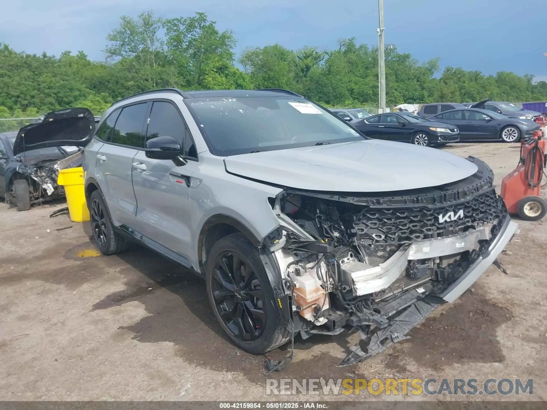 1 Photograph of a damaged car 5XYRK4LF1NG148278 KIA SORENTO 2022