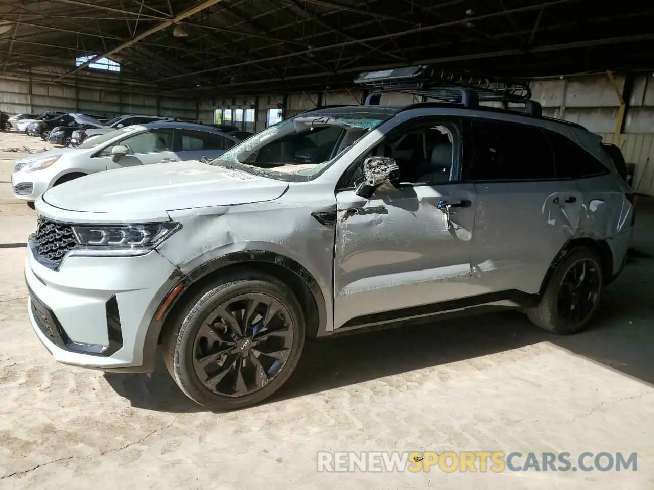 1 Photograph of a damaged car 5XYRK4LF5NG114859 KIA SORENTO 2022