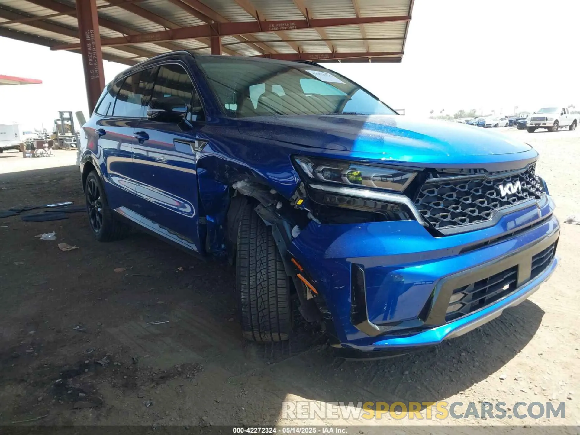 1 Photograph of a damaged car 5XYRK4LFXNG127624 KIA SORENTO 2022