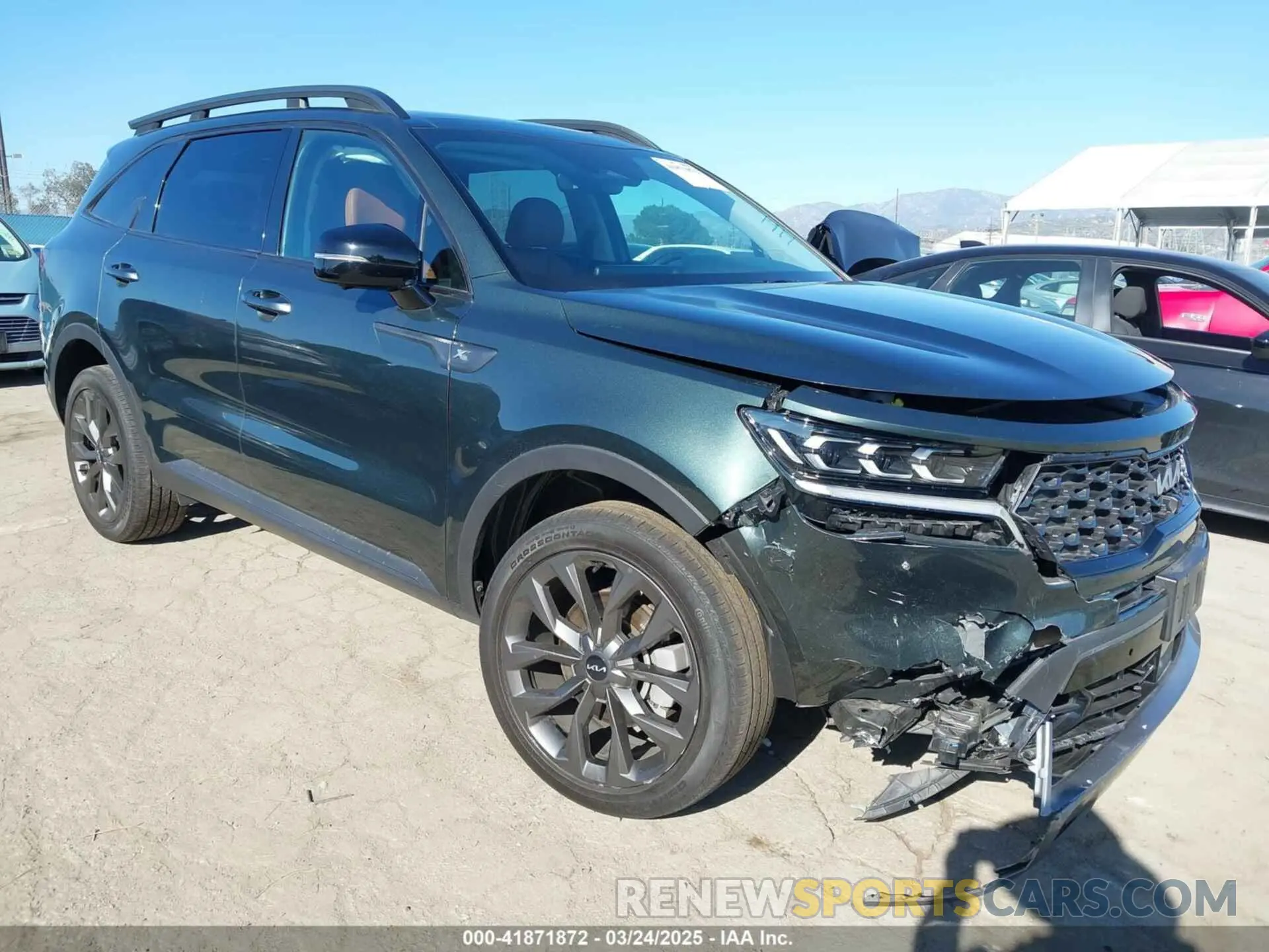 1 Photograph of a damaged car 5XYRKDLF1NG141704 KIA SORENTO 2022