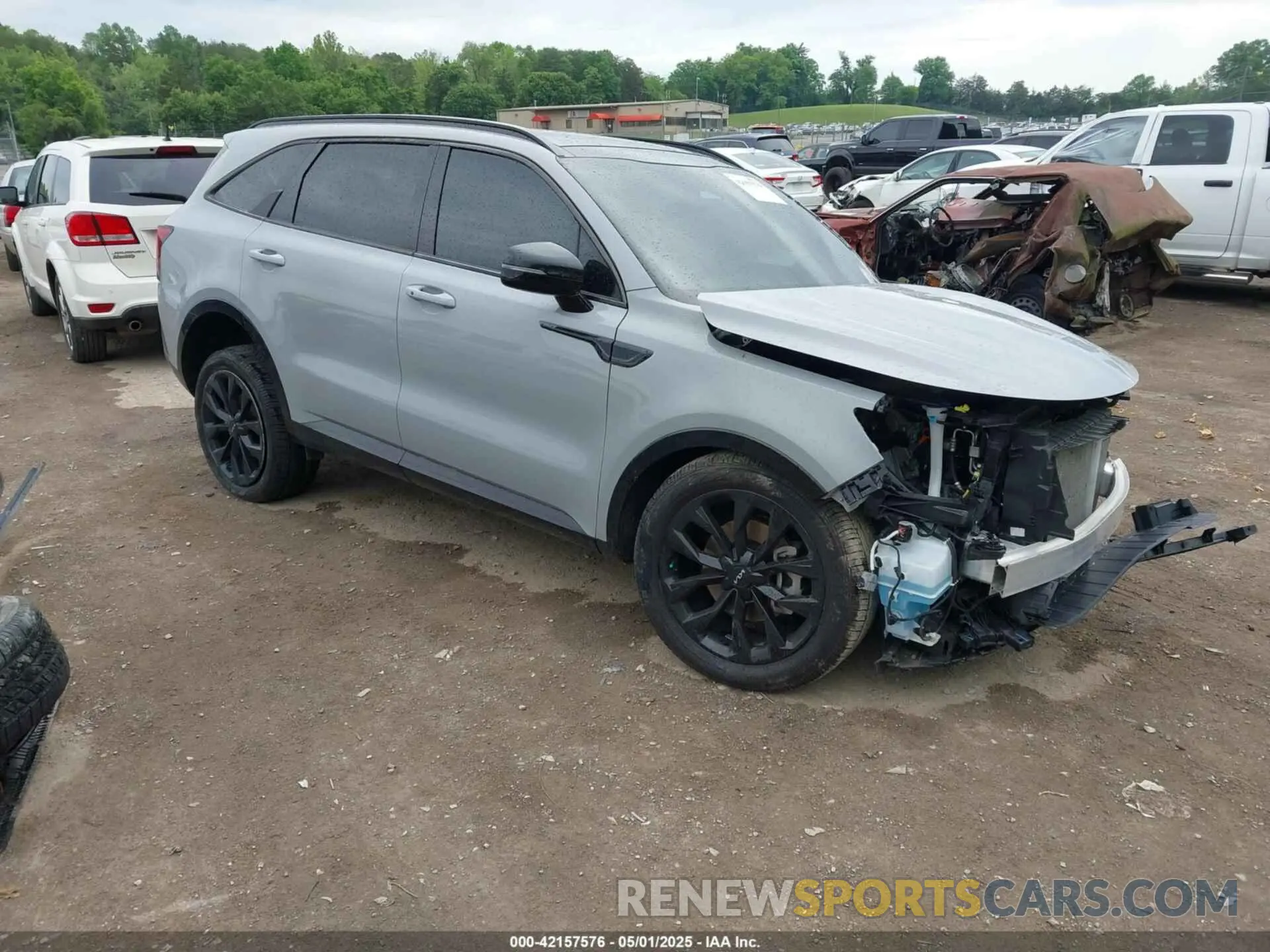 1 Photograph of a damaged car 5XYRKDLF2NG119453 KIA SORENTO 2022