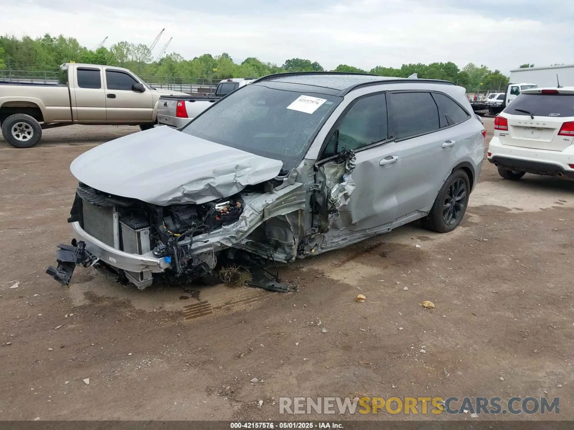2 Photograph of a damaged car 5XYRKDLF2NG119453 KIA SORENTO 2022