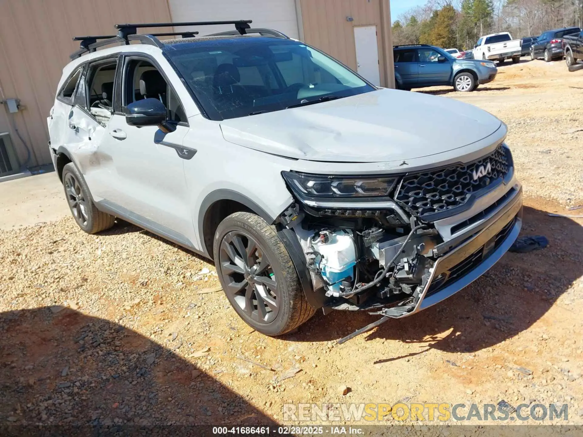 1 Photograph of a damaged car 5XYRKDLF3NG113886 KIA SORENTO 2022