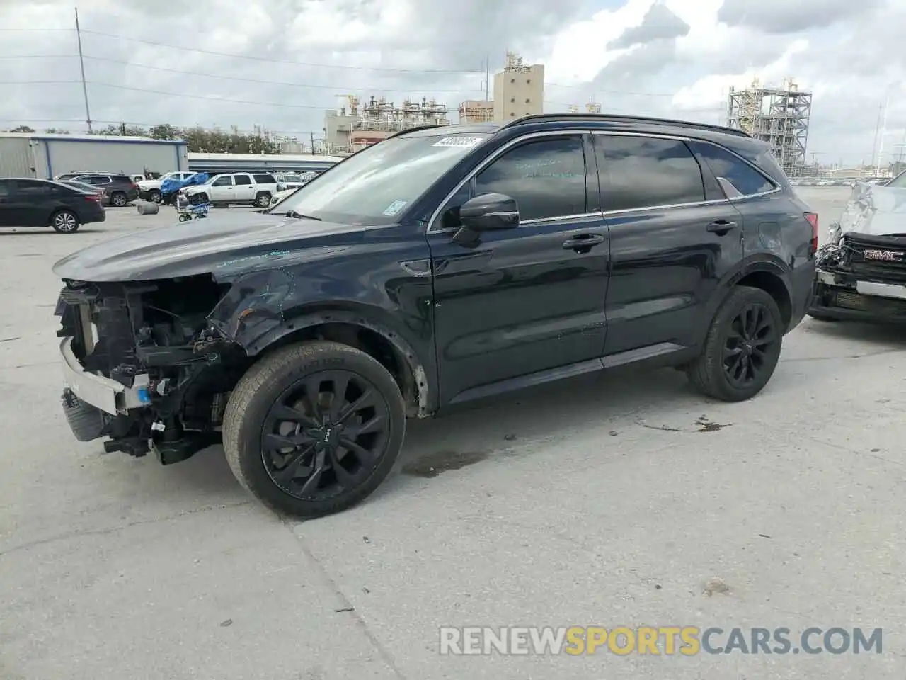 1 Photograph of a damaged car 5XYRKDLF3NG160187 KIA SORENTO 2022