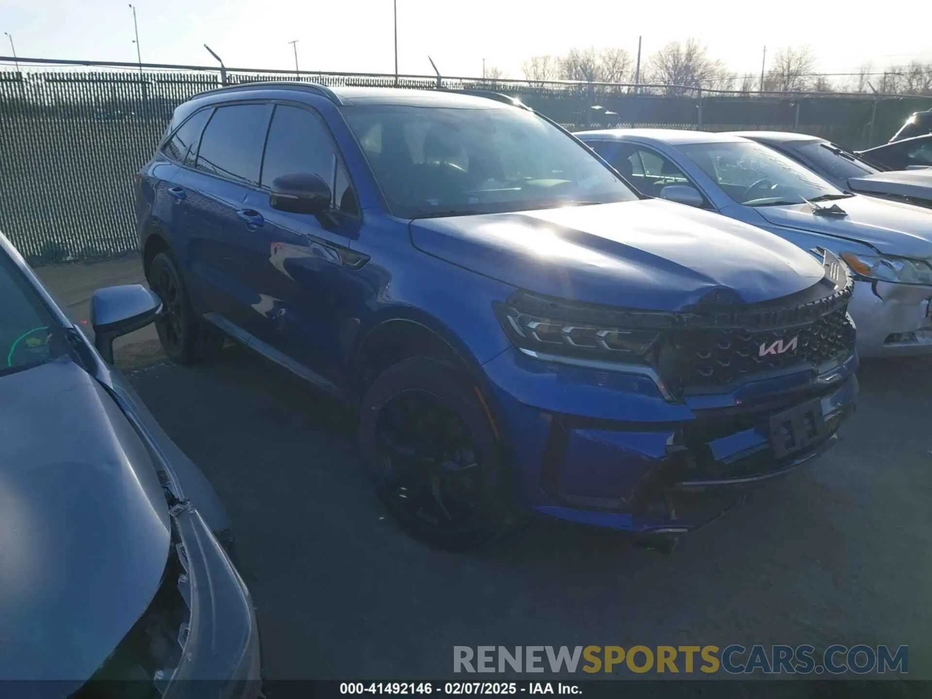 1 Photograph of a damaged car 5XYRKDLF4NG114223 KIA SORENTO 2022