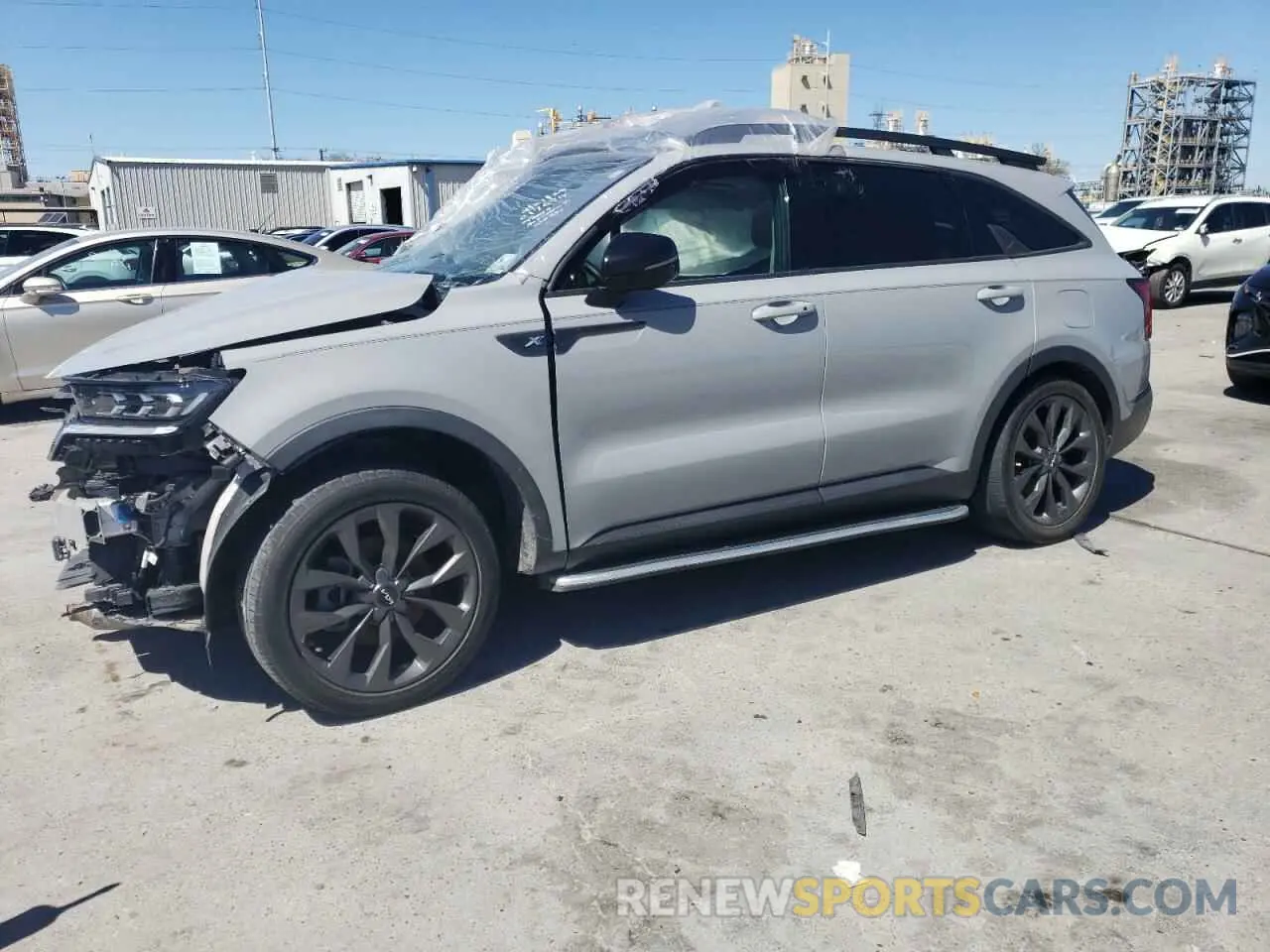 1 Photograph of a damaged car 5XYRKDLF5NG092457 KIA SORENTO 2022