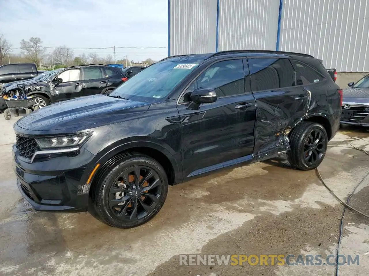 1 Photograph of a damaged car 5XYRKDLF6NG115499 KIA SORENTO 2022