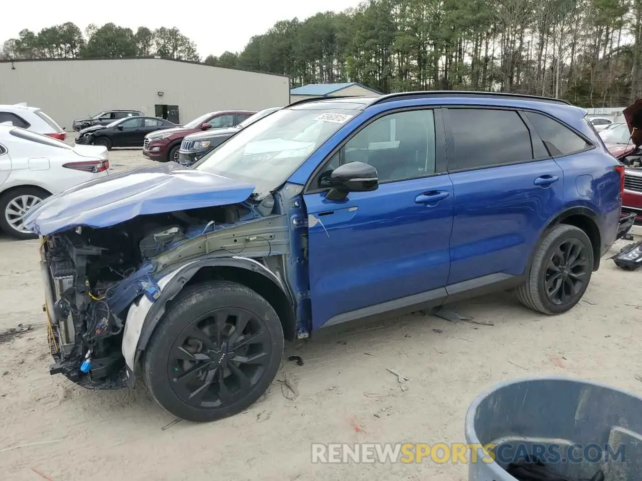 1 Photograph of a damaged car 5XYRKDLF7NG097949 KIA SORENTO 2022