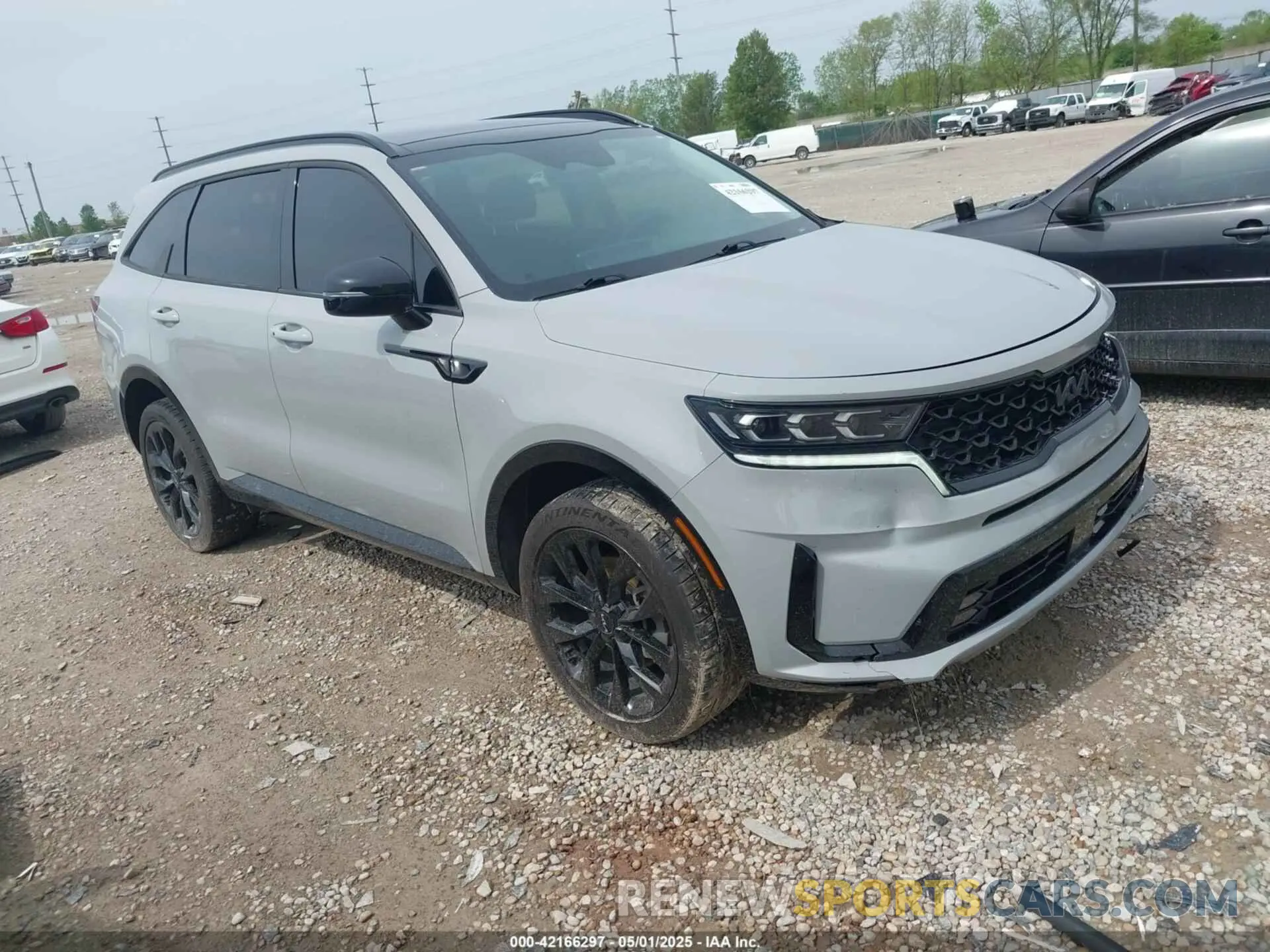 1 Photograph of a damaged car 5XYRKDLF9NG079825 KIA SORENTO 2022