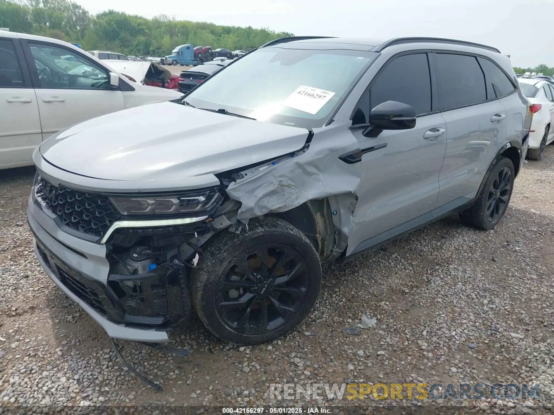 2 Photograph of a damaged car 5XYRKDLF9NG079825 KIA SORENTO 2022