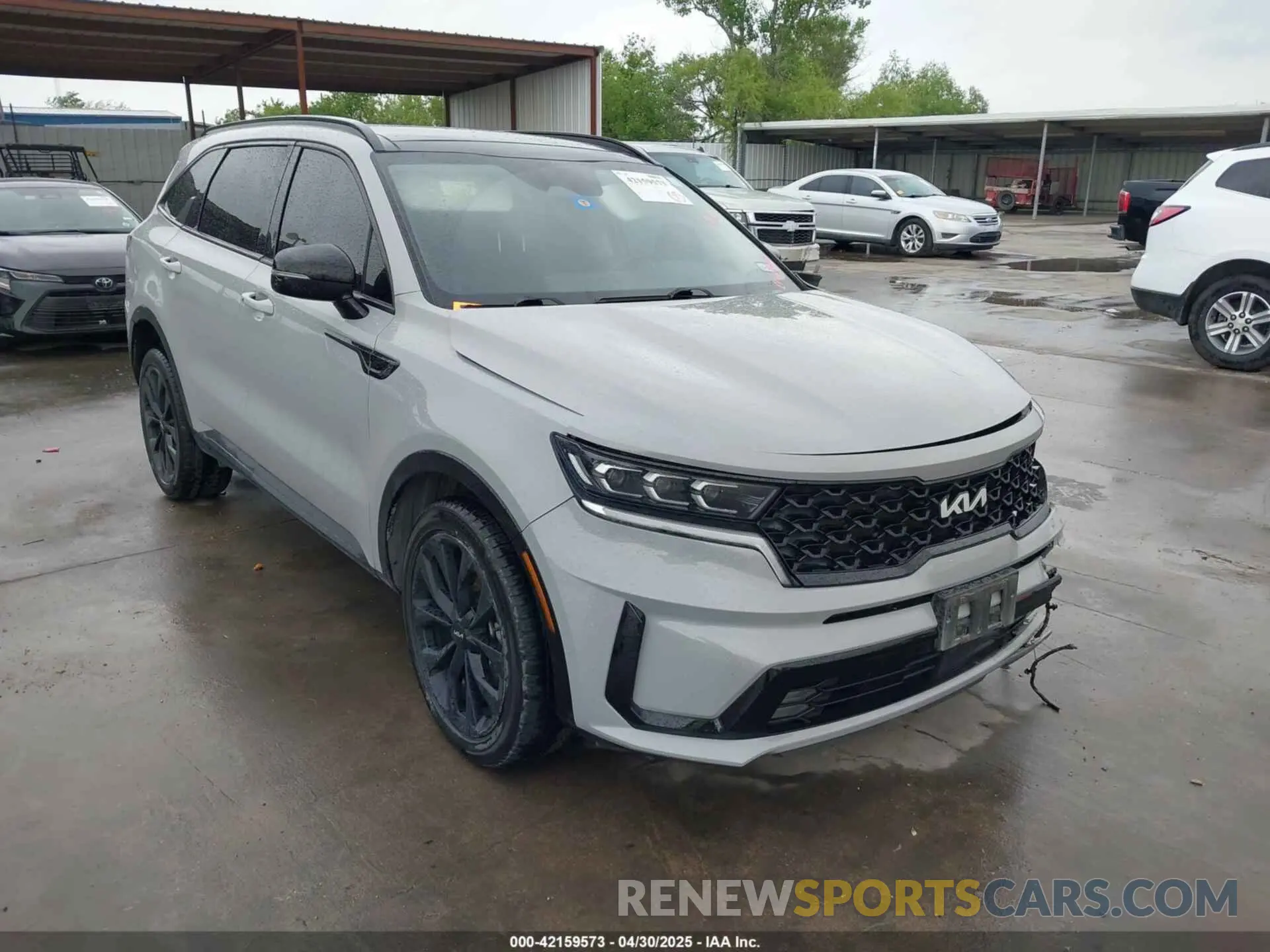 1 Photograph of a damaged car 5XYRKDLF9NG129963 KIA SORENTO 2022