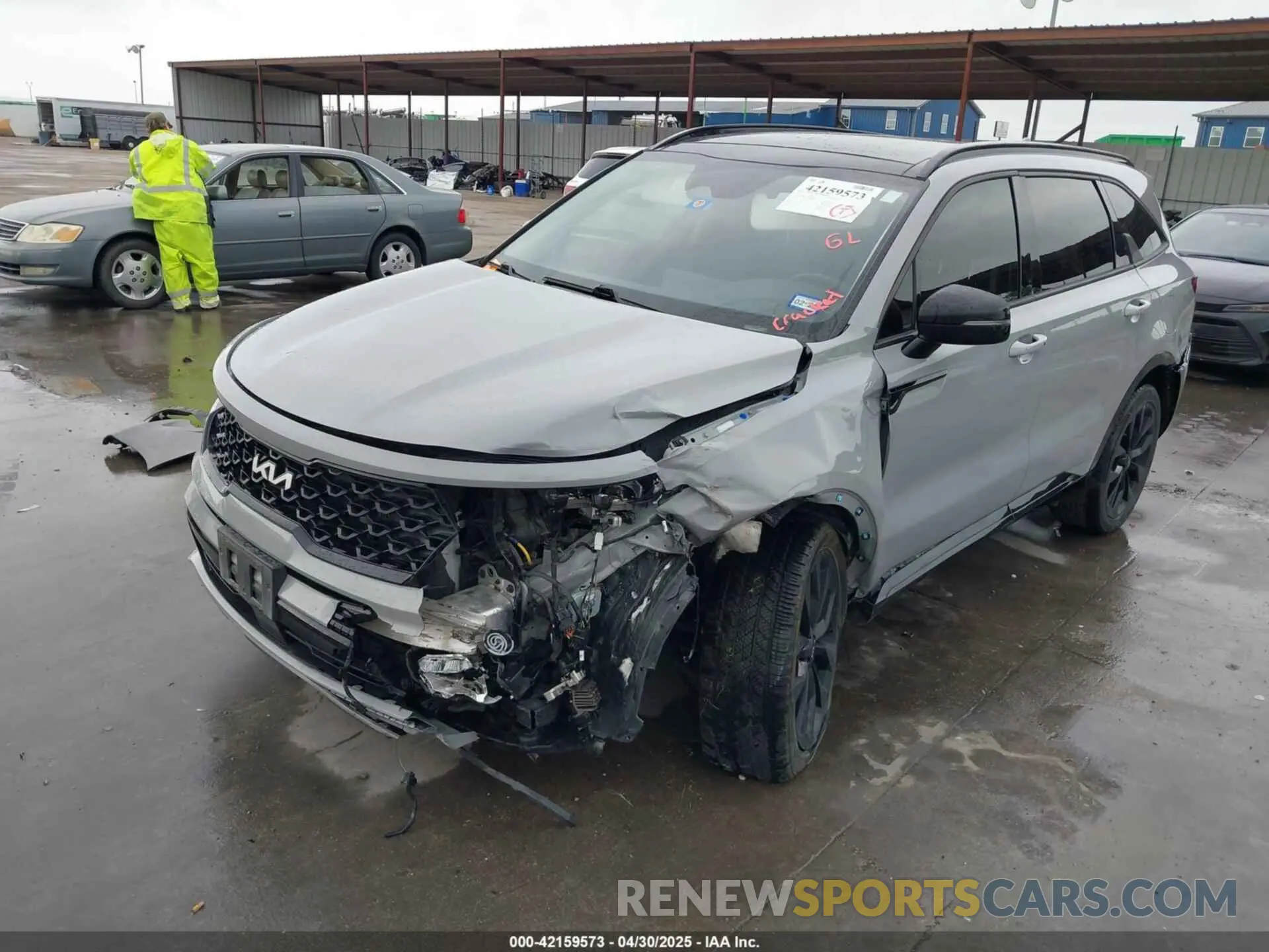 2 Photograph of a damaged car 5XYRKDLF9NG129963 KIA SORENTO 2022