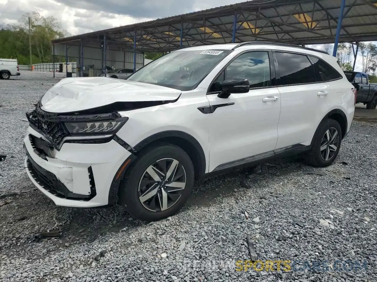 1 Photograph of a damaged car 5XYRL4LC1NG143018 KIA SORENTO 2022