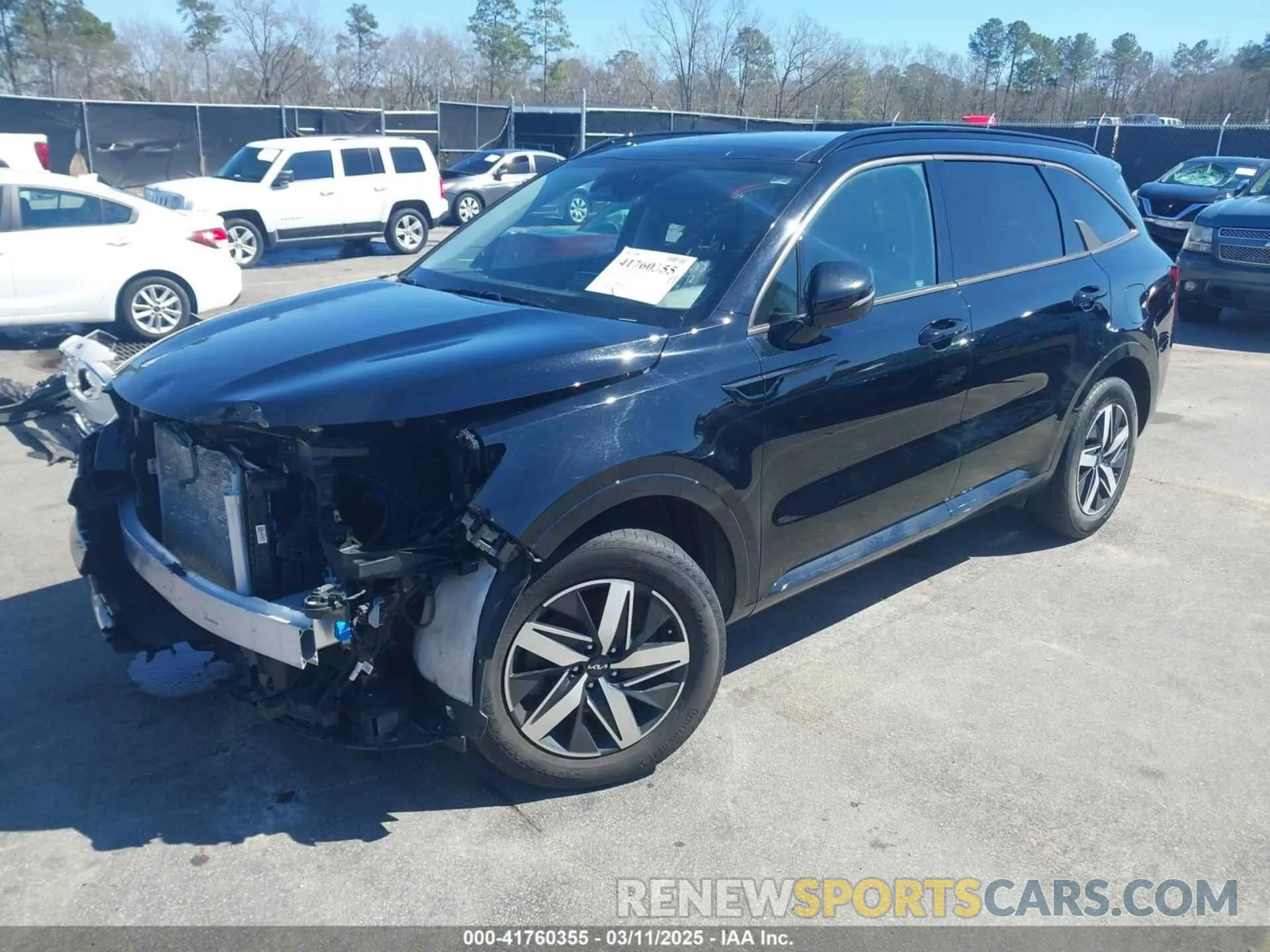 2 Photograph of a damaged car 5XYRL4LC3NG097014 KIA SORENTO 2022
