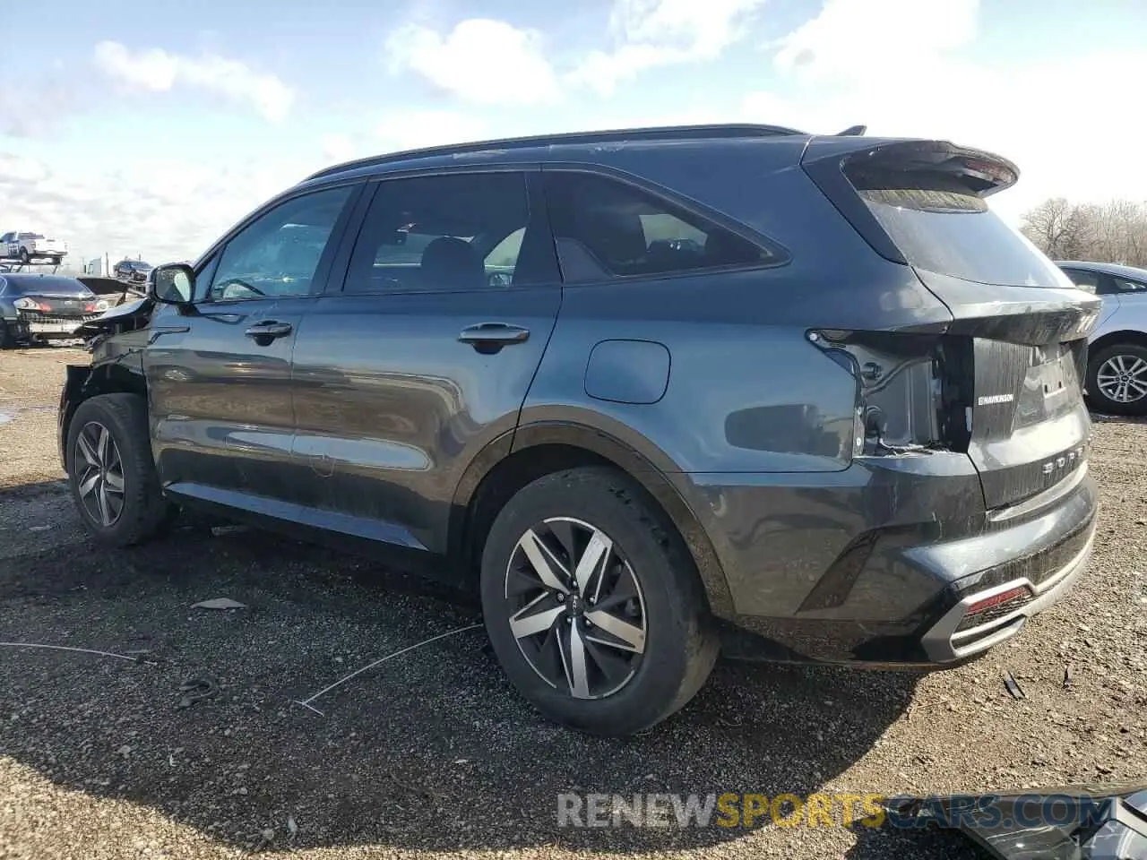2 Photograph of a damaged car 5XYRL4LC5NG155074 KIA SORENTO 2022