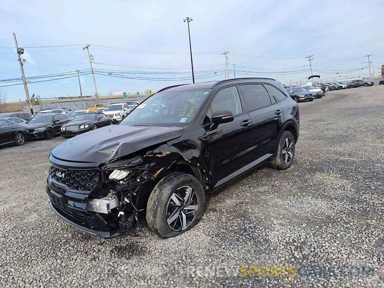 1 Photograph of a damaged car 5XYRL4LC6NG115375 KIA SORENTO 2022