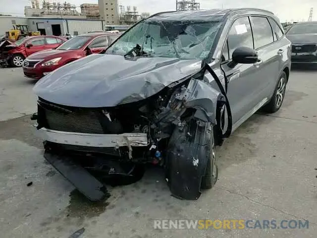 14 Photograph of a damaged car 5XYRL4LC6NG120673 KIA SORENTO 2022