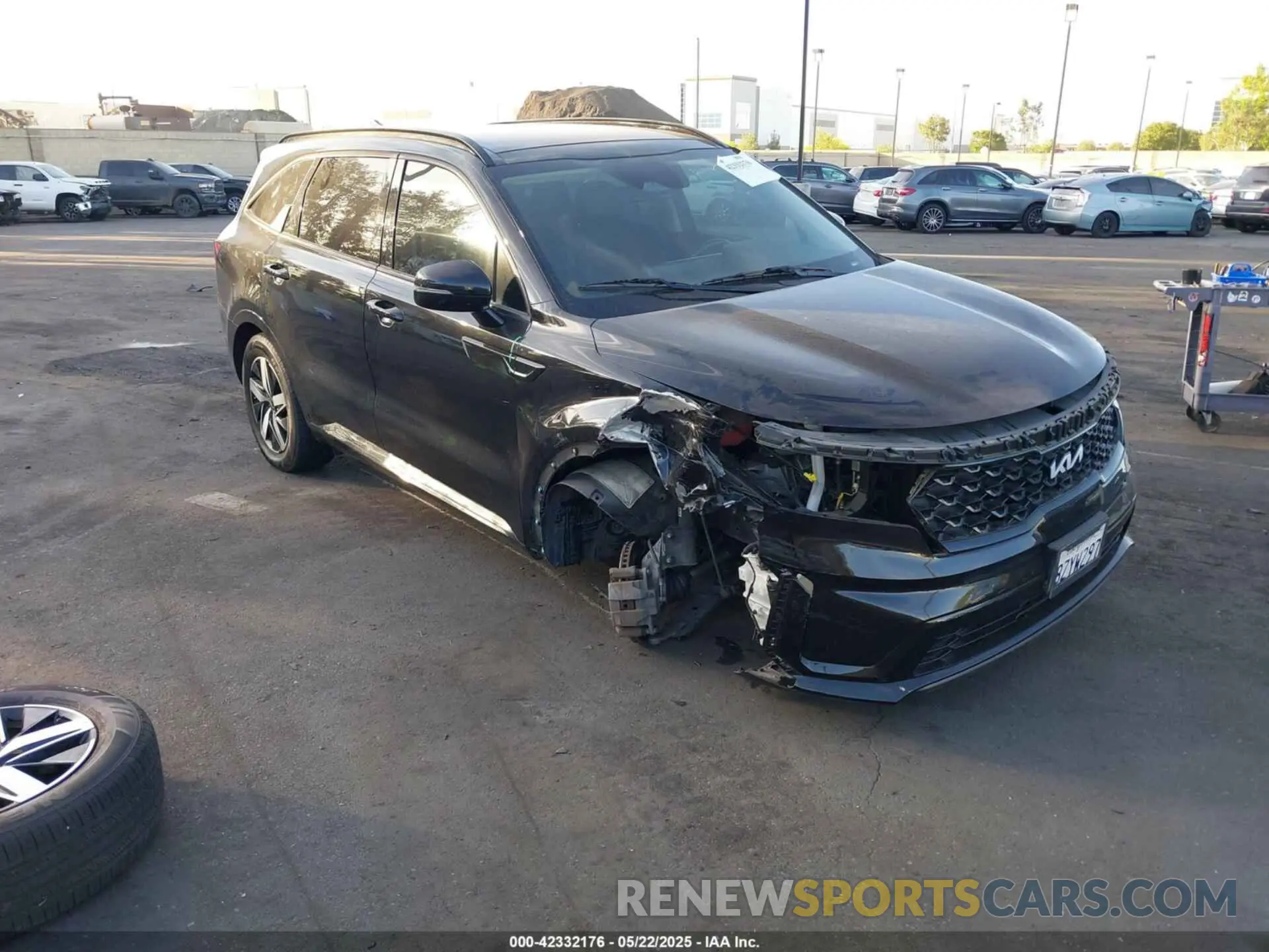 1 Photograph of a damaged car 5XYRL4LCXNG097494 KIA SORENTO 2022