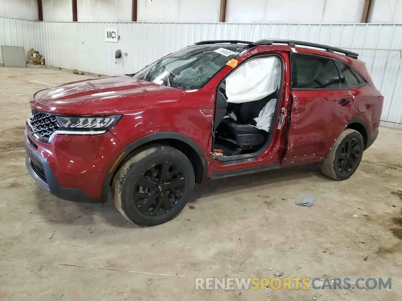 1 Photograph of a damaged car 5XYRLDLC1NG085136 KIA SORENTO 2022