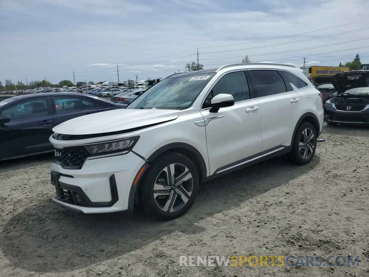 1 Photograph of a damaged car KNDRHDLG1N5096991 KIA SORENTO 2022