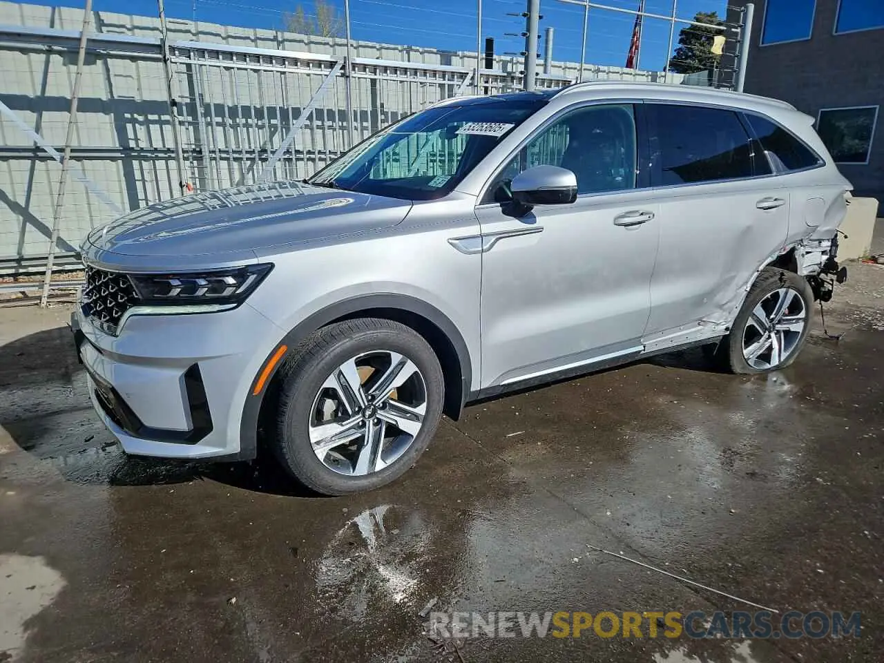 1 Photograph of a damaged car KNDRJDLH8N5077982 KIA SORENTO 2022