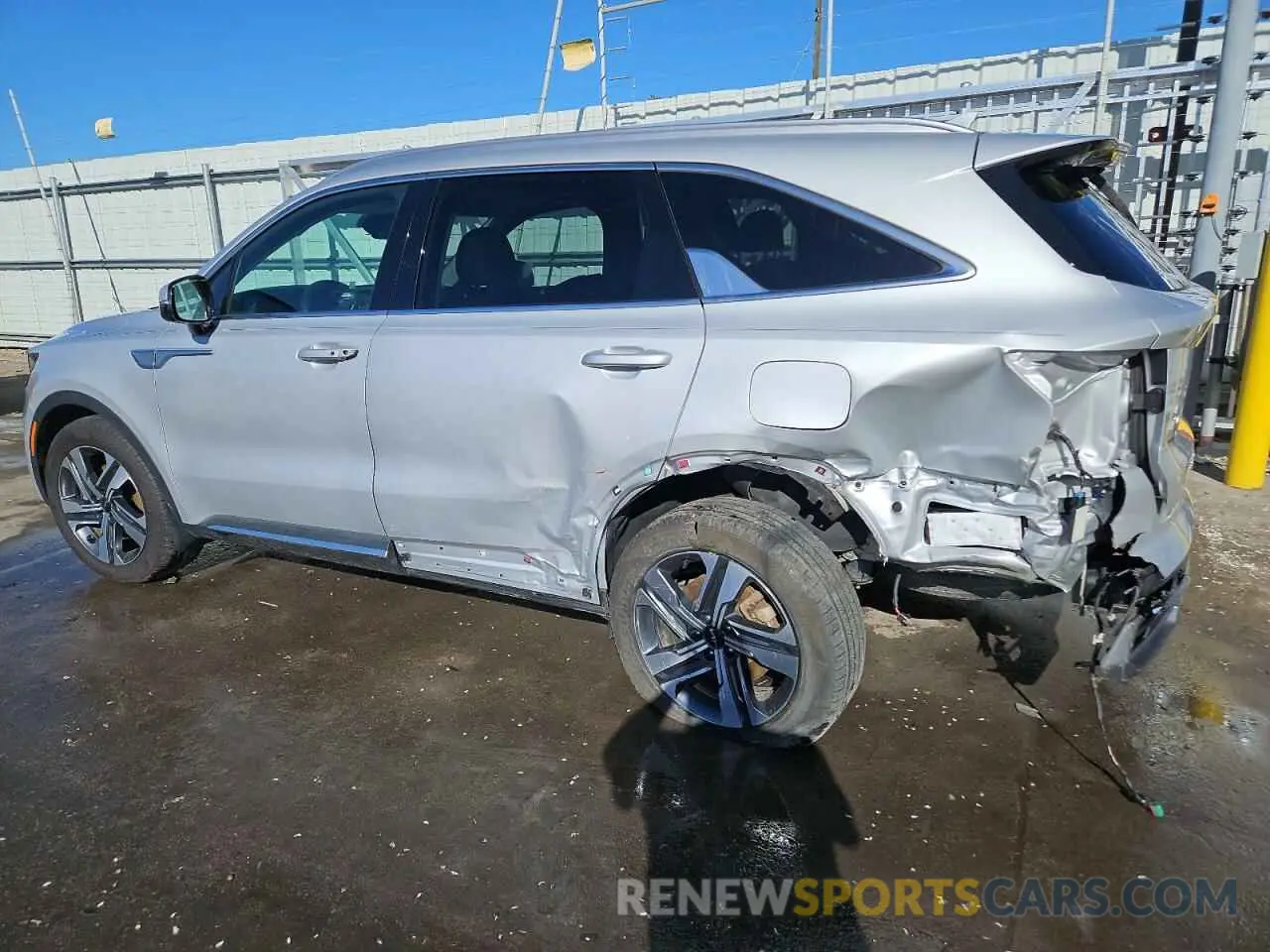 2 Photograph of a damaged car KNDRJDLH8N5077982 KIA SORENTO 2022