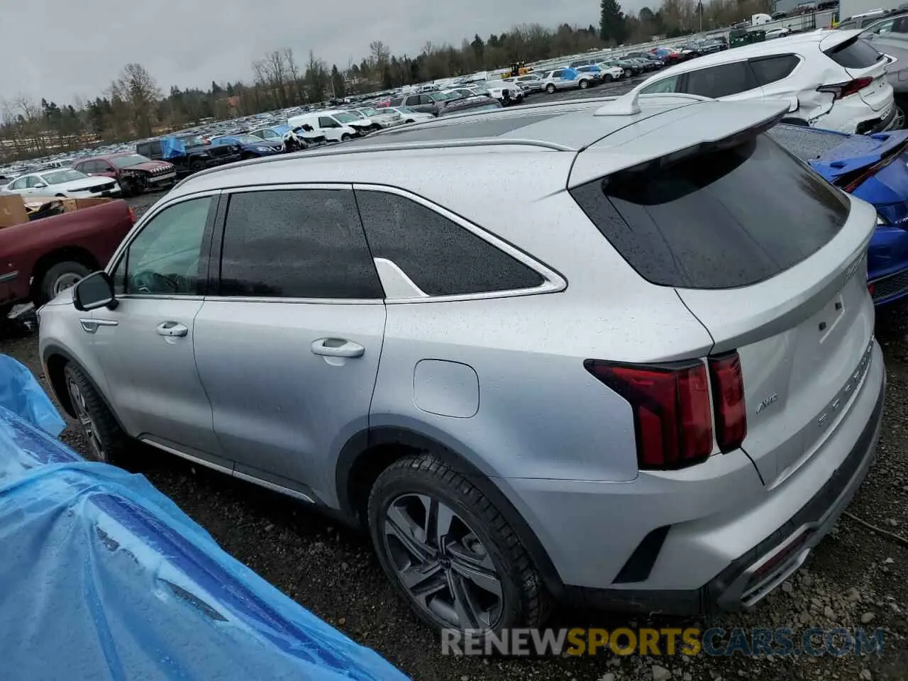2 Photograph of a damaged car KNDRMDLH8N5101236 KIA SORENTO 2022