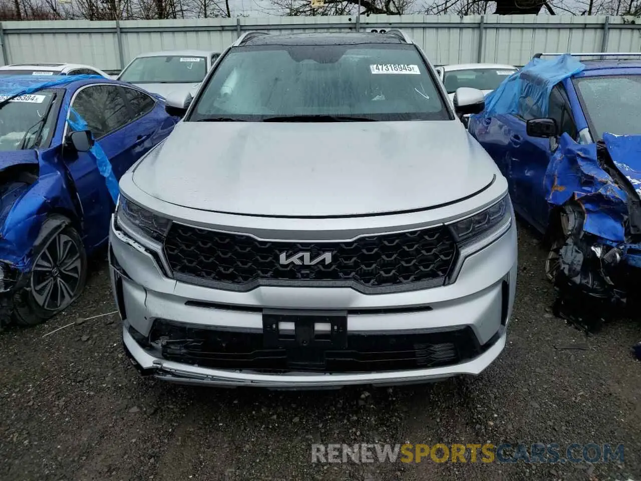 5 Photograph of a damaged car KNDRMDLH8N5101236 KIA SORENTO 2022