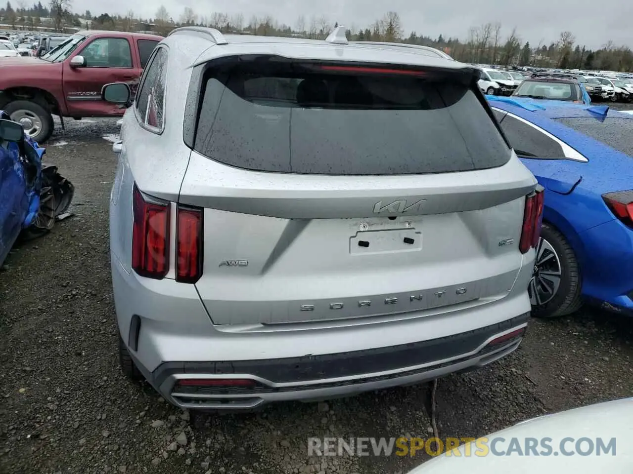 6 Photograph of a damaged car KNDRMDLH8N5101236 KIA SORENTO 2022