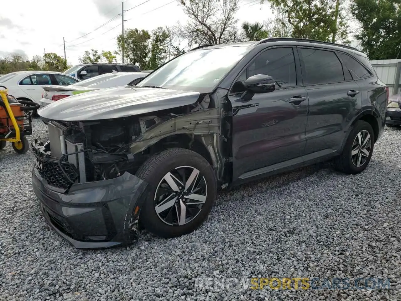 1 Photograph of a damaged car 5XYRH4LF2PG206903 KIA SORENTO 2023