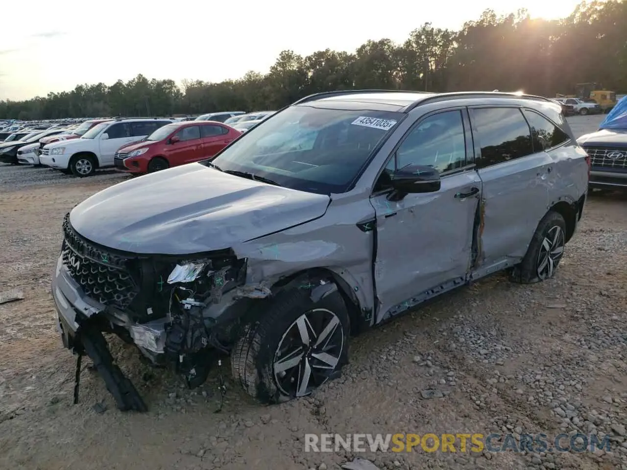 1 Photograph of a damaged car 5XYRH4LF3PG177959 KIA SORENTO 2023