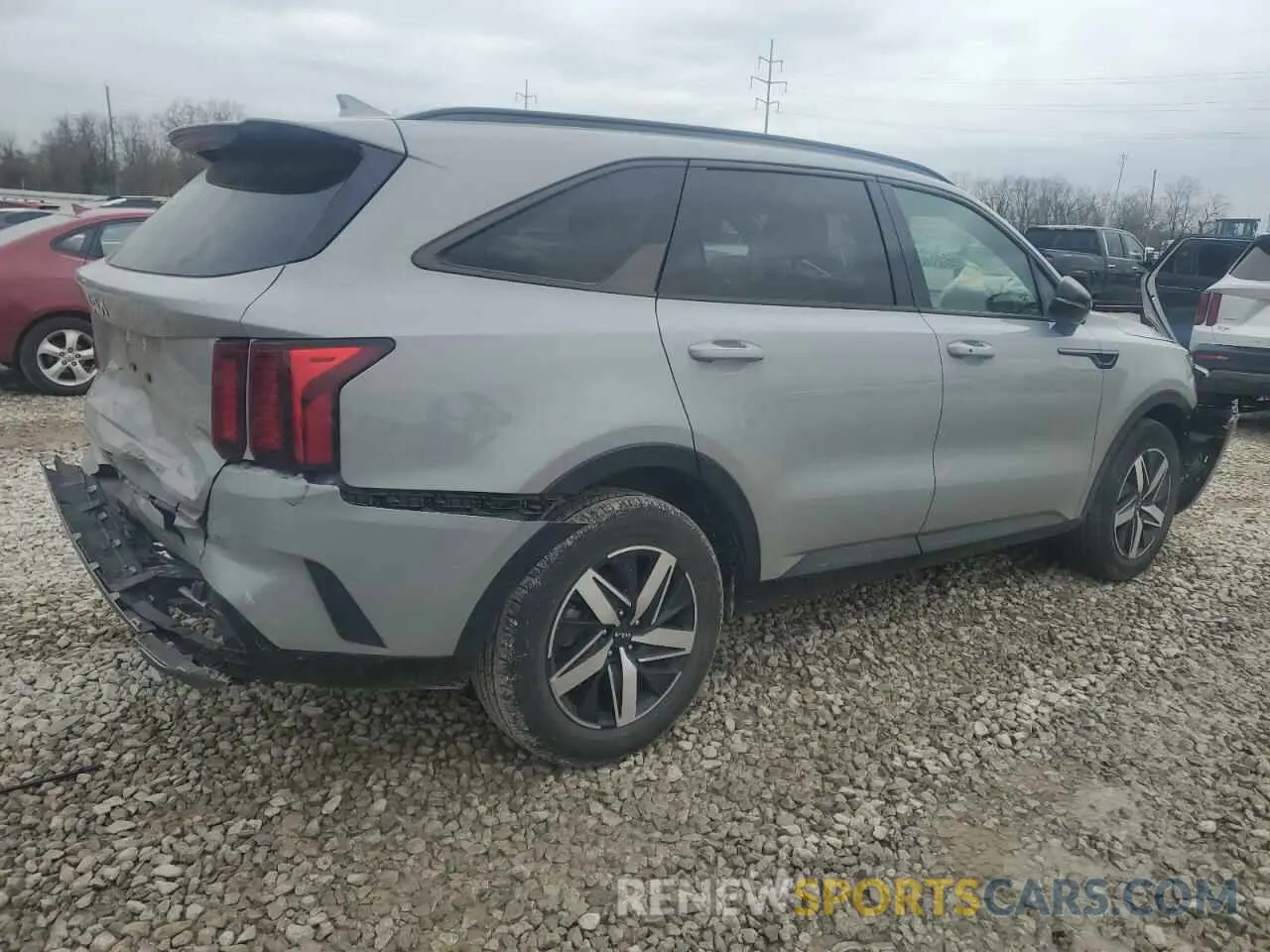 3 Photograph of a damaged car 5XYRH4LF5PG202442 KIA SORENTO 2023