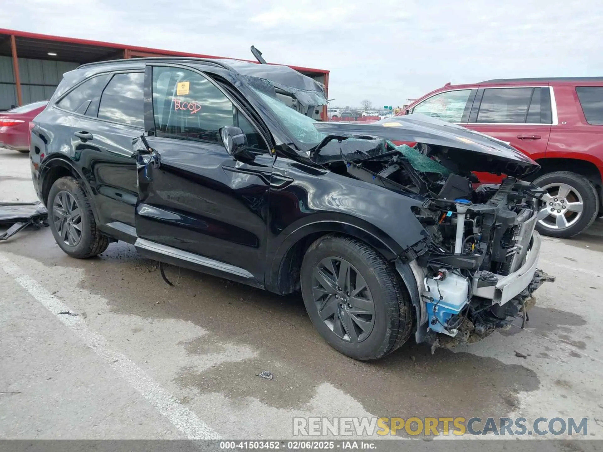1 Photograph of a damaged car 5XYRH4LFXPG189333 KIA SORENTO 2023