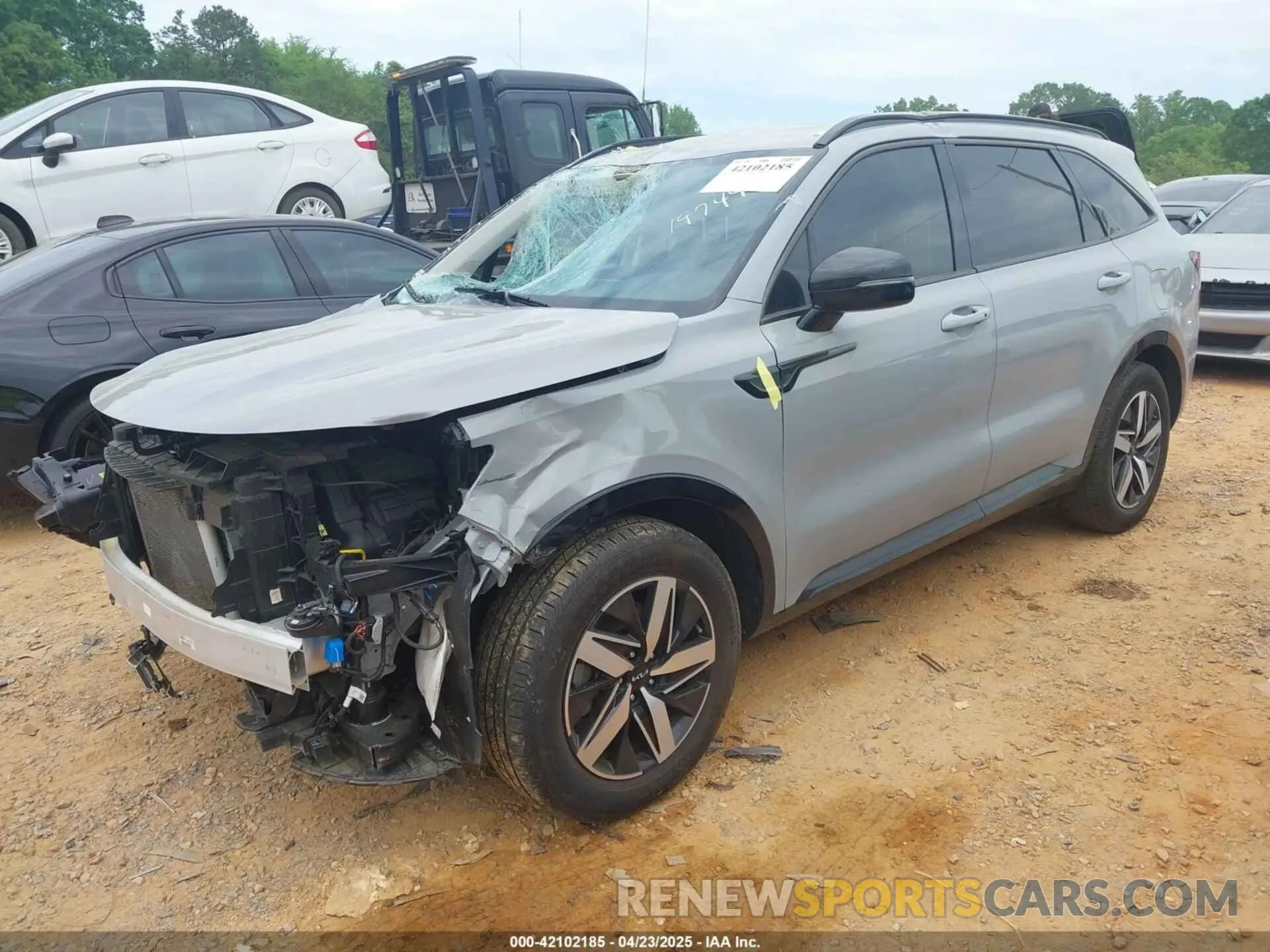 2 Photograph of a damaged car 5XYRH4LFXPG197495 KIA SORENTO 2023