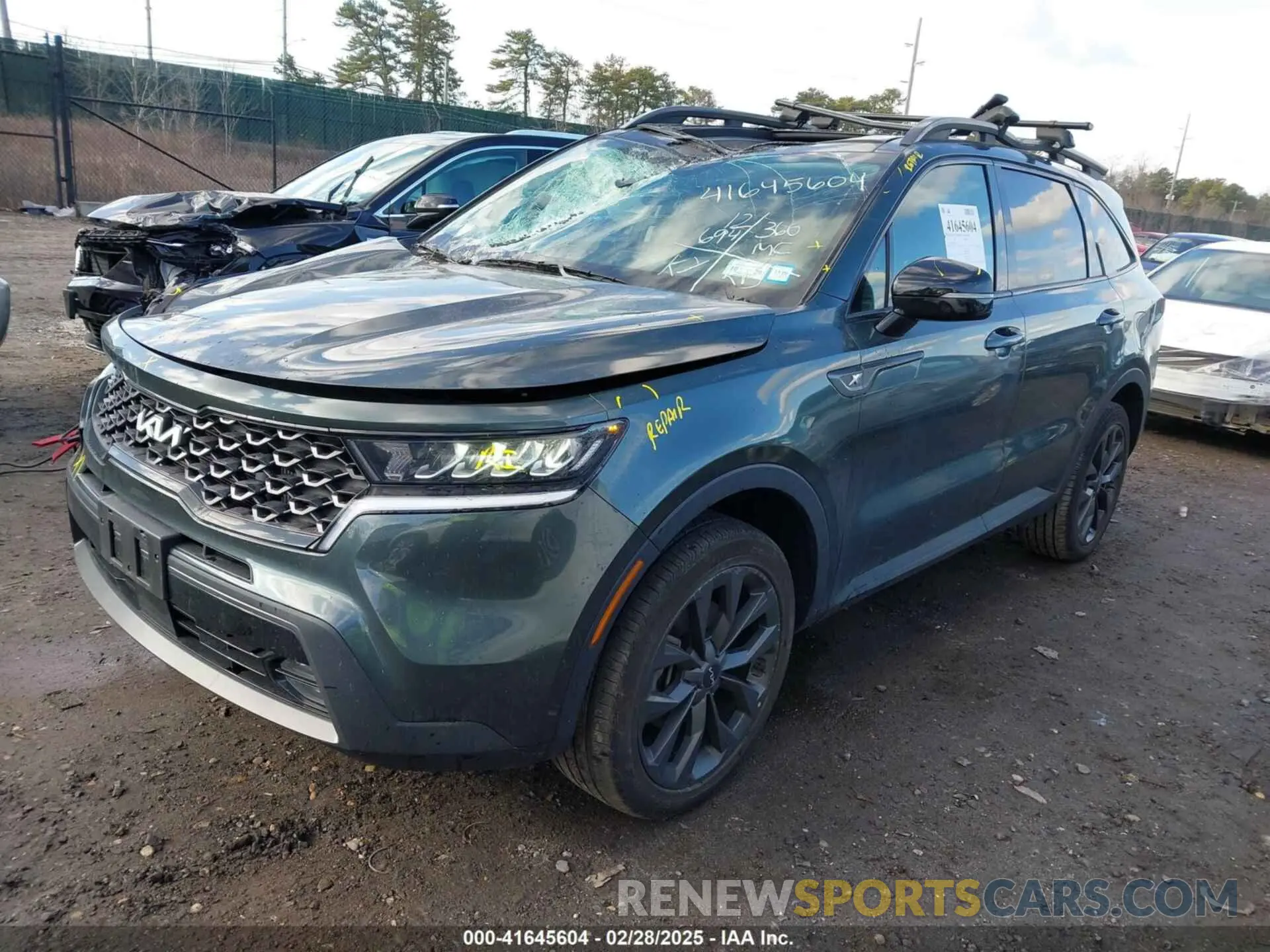 2 Photograph of a damaged car 5XYRHDLF1PG227287 KIA SORENTO 2023