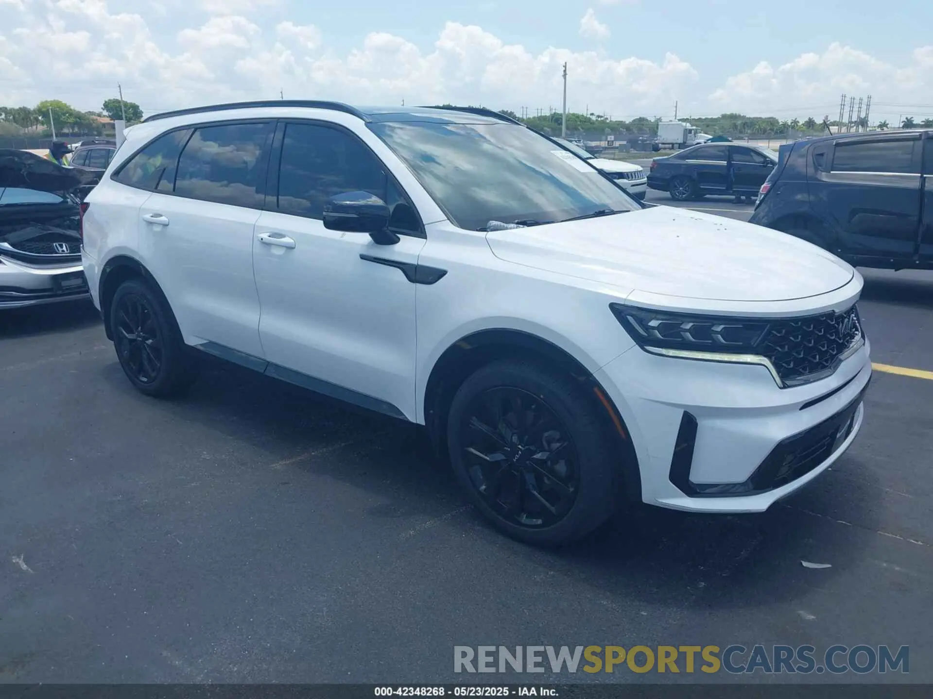 1 Photograph of a damaged car 5XYRK4LF4PG163487 KIA SORENTO 2023
