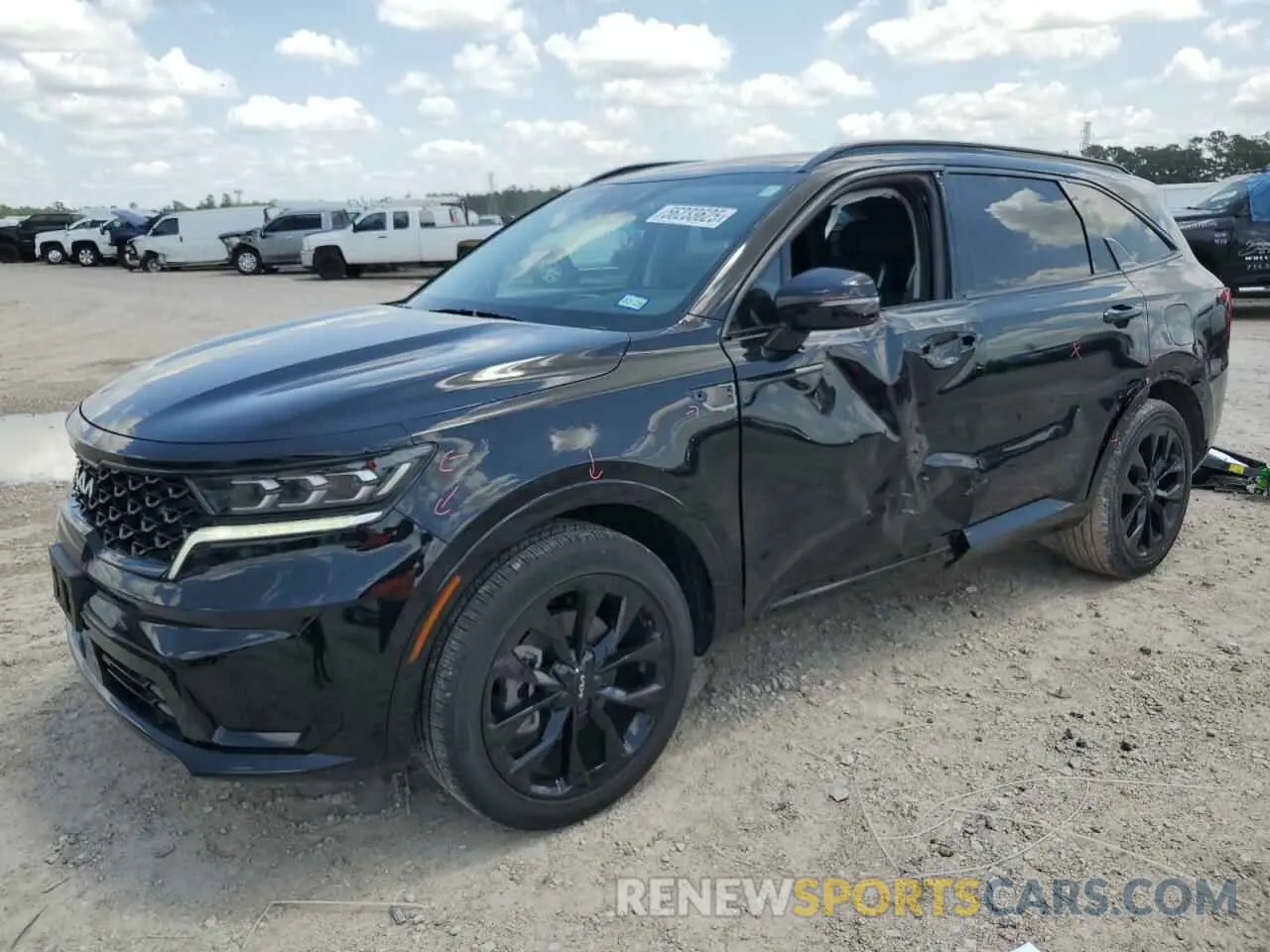 1 Photograph of a damaged car 5XYRK4LF7PG190506 KIA SORENTO 2023