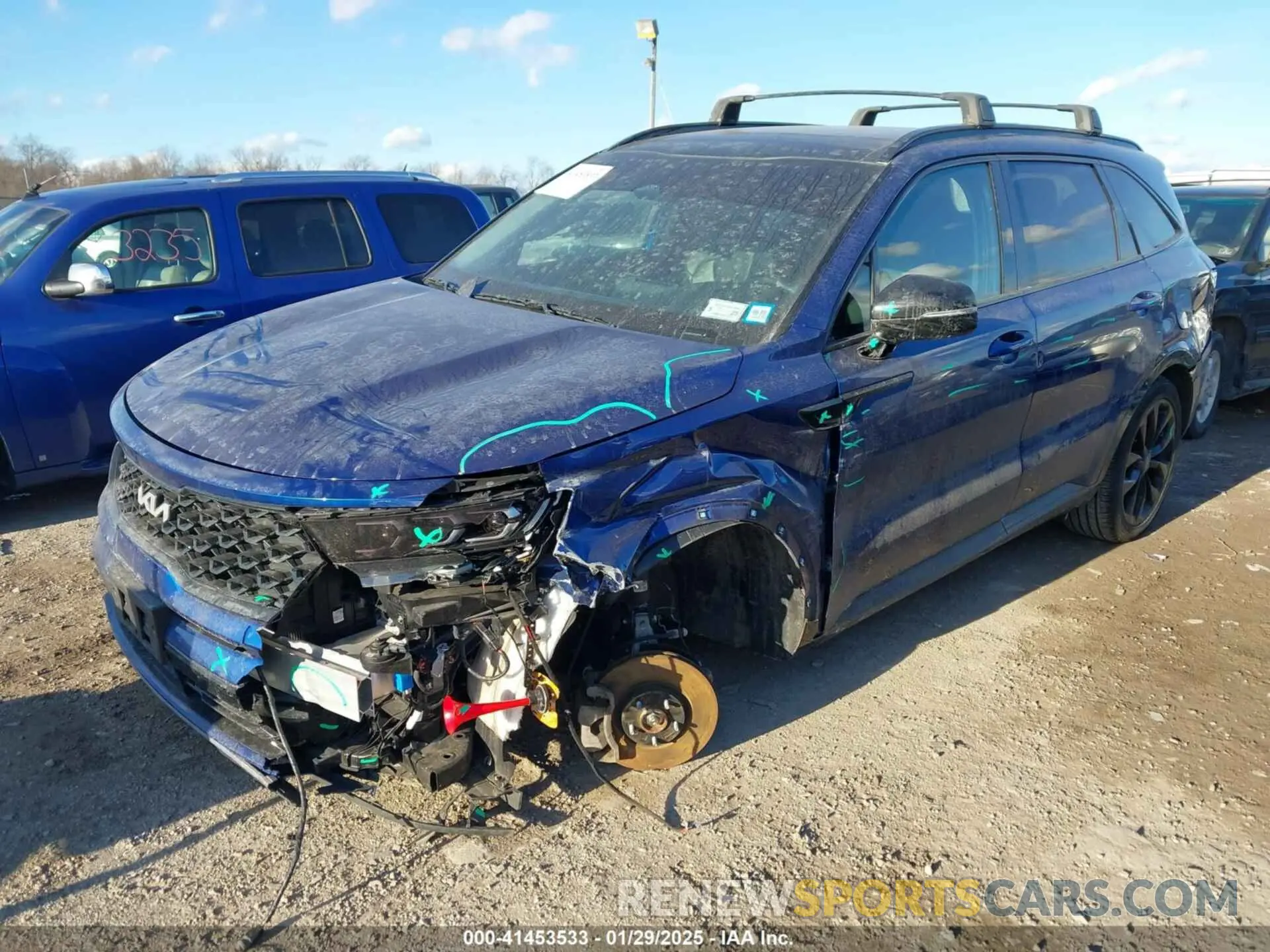 2 Photograph of a damaged car 5XYRKDLF3PG196545 KIA SORENTO 2023