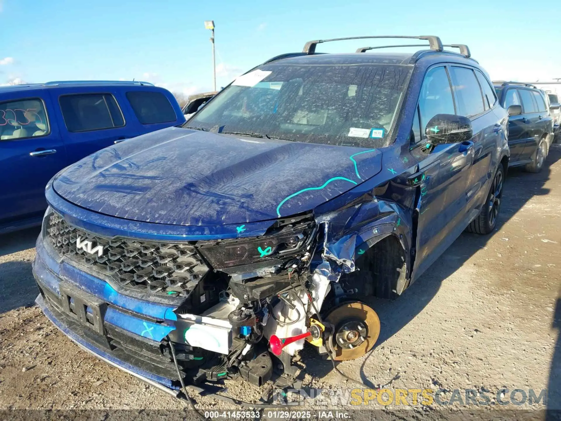 6 Photograph of a damaged car 5XYRKDLF3PG196545 KIA SORENTO 2023